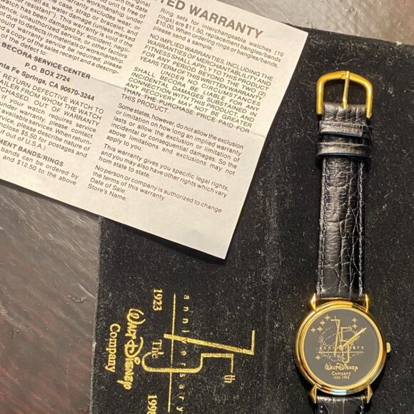 Disney 75th Anniversary 1923 - 1998 Watch- Employee Exclusive - Picture 2 of 8